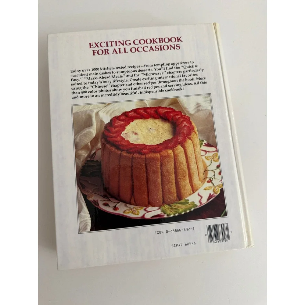 The Joy of Creative Cuisine Cookbook 1000 Recipes Hardcover 1980s Vintage